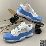 促銷HOT AIR JORDAN 11 RETRO LOW'UNC' 白色/大學藍 528895-106