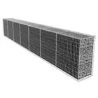100/200cm Rustproof Gabion Patio Wall Fence Stone Basket Cage Welded Mesh Steel