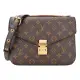 【Louis Vuitton 路易威登】M44875 Pochette Metis 帆布印花S型扣鎖手提斜背包(卡其棕)