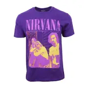 Nirvana PURPLE GROUP T-Shirt UNISEX ADULTS