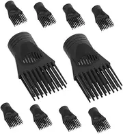 10pcs Hair Dryer Accessories Hair Dryer Travel Wavy Hair Brush Mini Hair Dryer Curly Hair Dryer Hair Dryer Diffuser Attachment Blowdryer Comb Blower Hair Dryer Plastic Black
