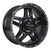 17x9 RTX Mesa Satin Black Wheel 5x5.5 (0mm)