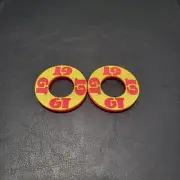 GT BMX Die Cut Custom Doughnuts Red/Gold