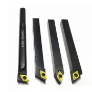 4pcs 10mm Shank Lathe Boring Bar Turning Tool Holder with 4pcs L Wrenches Set C#