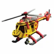 Bloco 2 in 1 Rescue Helicopter STEM Toy 3D Interlocking Foam Building Block Set