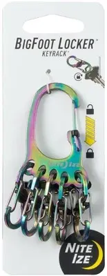 Nite Ize BigFoot Locker Stainless Steel KeyRack - Spectrum