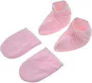 [LIFKOME] 2pairs Paraffin Wax Gloves for Hand and Foot Therapy Insulated Mitts for Soft Cloth Liner Color for Moisturizing and Relaxation