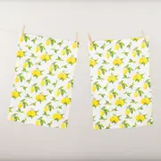 Canningvale Cucina Tea Towel Twin Pack - White, 100% Cotton