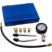 Petrol Engine Cylinder Compression Pressure Tester Pipes Detector Tool Kit