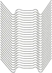 W Shaped Clips, 100PCS Stainless Steel Greenhouse Glass Pane Fixings for Window Holding