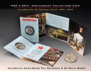 KING & COUNTRY PROMOTIONAL PM111 KING & COUNTRY'S 40TH ANN. COLLECTORS COIN