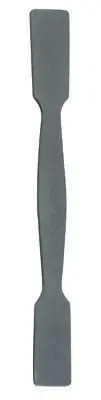 Spatula, 6" - Dual Flat Ends - Teflon Coated Stainless Steel - Eisco Labs