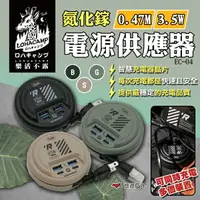 在飛比找樂天市場購物網優惠-【樂活不露】3口3PIN 20WPD延長線2M 三色 EC-