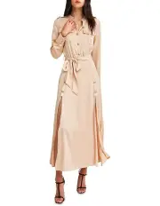 [Belle & Bloom] Lover To Lover Maxi Shirt Dress
