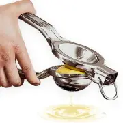 Nuvantee Lemon Squeezer - Large Stainless-Steel Manual Citrus Juicer for Lime...