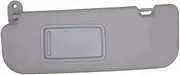 FCFZBTBNM 85210-2V130-TX Grey Plastic Car Left Side Sun Visor with Makeup Mirror Fit for Hyundai Veloster 2012 2013 2014 2015 Car Sun Visor
