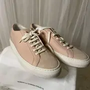 Common Projects Women’s Sneakers Trainers Original Achilles Italian 40 Pink NIB