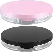 AUTSUPPL Elegant Makeup Powder Puff Box Set for Storage Organization of Your Beauty Tools