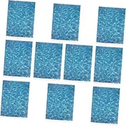 Sturdy Plastic Water Decor for DIY Projects 10pcs Stream Basing Water Grain Adhesive Paper for Table Models