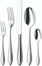 WMF Verona Cutlery Set for 6 People, 30 Pieces, Monobloc Knife, Polished Cromargan Stainless Steel, Glossy, Dishwasher Safe