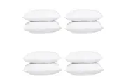 8pc Hacienda Hypoallergenic & Antibacterial Comfortable 100% Cotton Pillow