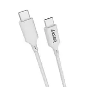 LASER USB-C to USB-C Cable White 60W 0.5M - CB-UC50CW-108