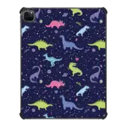 iPad Pro 12.9-inch (5th/6th gen) iPad Impact Case Space Dinosaurs - Purple