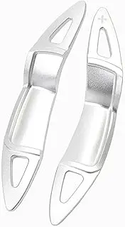 Car Steering Wheel Shift Paddles for M&ini Roadster R60 R61 R55 R56 R57 R58 R59 LCI Coupe Paceman Clubman C&ooper S JCW Car Steering Wheel Shift Paddle Extension Rod HTEOPOEKFR(Silver)