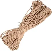 SEWOART 1 PC Durable Multipurpose Rope for Cat Scratching Posts DIY Projects Tug of War and Stair Railings Strong Multi Strand Weaving Beige