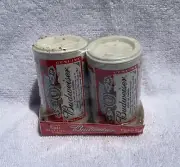 Vintage Budweiser Salt and Pepper Shakers