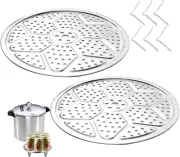 11-Inch Pressure Cooker Canner Rack, 2-Pack Stainless Steel with Detachable Legs