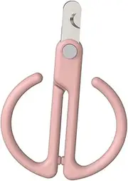 Mipcase 1pc Pet Nail Scissors Safety Stainless Steel Trimmer Ergonomic Handle Easy Clean for Small Pet Toes
