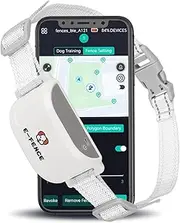 E-FENCE 3-in-1 GPS Dog Tracker/Training Collar/Electronic Fence Wireless Electric Collar Fence for Dogs,Adjustable Irregular Boundary,Pet Containment System,Outdoor Use Only
