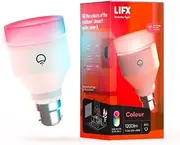 [LIFX] Colour A60 1200 lumens [B22 Bayonet Cap], Billions of Colours and Whites, Wi-Fi Smart LED Light Bulb, No Bridge Required, Compatible with Alexa, Hey Google, HomeKit and Siri.