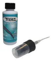 Tiger Glue Activator 2 oz - Quick-Set Spray for Pool Cue Tip Installation