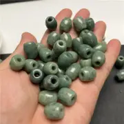 10pcs Natural Grade A Jadeite Green Jade 13mm Big Oval Bead Loose Bead Wholesale