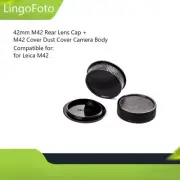 42mm M42 Rear Lens Cap + M42 Cover Dust Cover Camera Body Cap for Leica M42