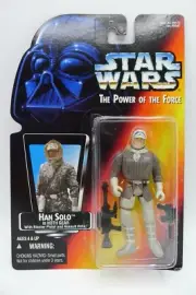 STAR WARS 1995 - POTF2 - HAN SOLO IN HOTH GEAR FIGURE - VERY NICE!!