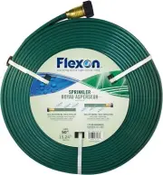 Flexon 50 Foot Green Sprinkler Hose Lawn And Garden Soaking And Sprinkling