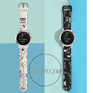 garmin vivolife 智慧手表表帶 矽膠腕帶 garmin vivo life  印花表帶 替換配件