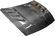 Vented Forged Car Carbon Fiber Fibre Front Engine Bonnet Hood Compatible For Nissan 370Z Sport Coupe