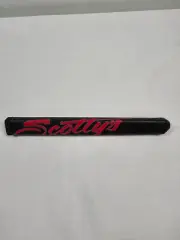 New Scotty Cameron Custom Shop Black Red Paddle Putter Grip Large size NEW