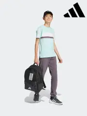 adidas Green Seasonal Essentials Tiberio 3-Stripes T-Shirt Kids (AH5294) | $42