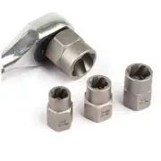 14 Pieces Impact Bolt & Nut Remover Set Steel Extractor with Solid Storage Case