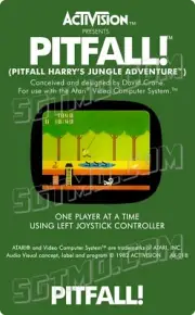 Atari 2600 Replacement Label - Pitfall!