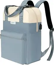 CYUREAY Convertible Backpack Tote Women Laptop Daypack Fits 15.6-Inch Laptop & Tablet…, B-light Blue, Travel Backpacks