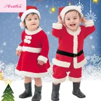 在飛比找蝦皮購物優惠-✑ 【金絲絨面料】兒童聖誕節服裝 男女童 造型服裝 cosp