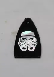 Truss Rod Cover with Storm Trooper Inlay will fit PRS