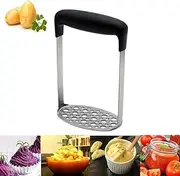 Esdallina Kitchen Masher Potato Masher Stainless Steel Potato Masher for Vegetables and Fruit