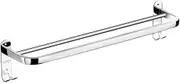Towel Rack Towel Rail Stainless Steel Tower Bar Bathroom Double Towel Rail Towel Shelf Holder Wall Mounted Towel Rack Towel Bar Towel Holder/78Cm LWX